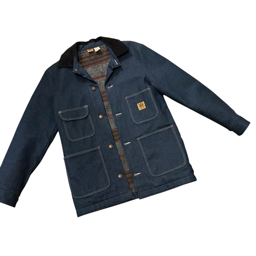NEW WRANGLER BIG BEN DENIM BARN COAT JEAN JACKET BLANKET LINED MENS WOMENS